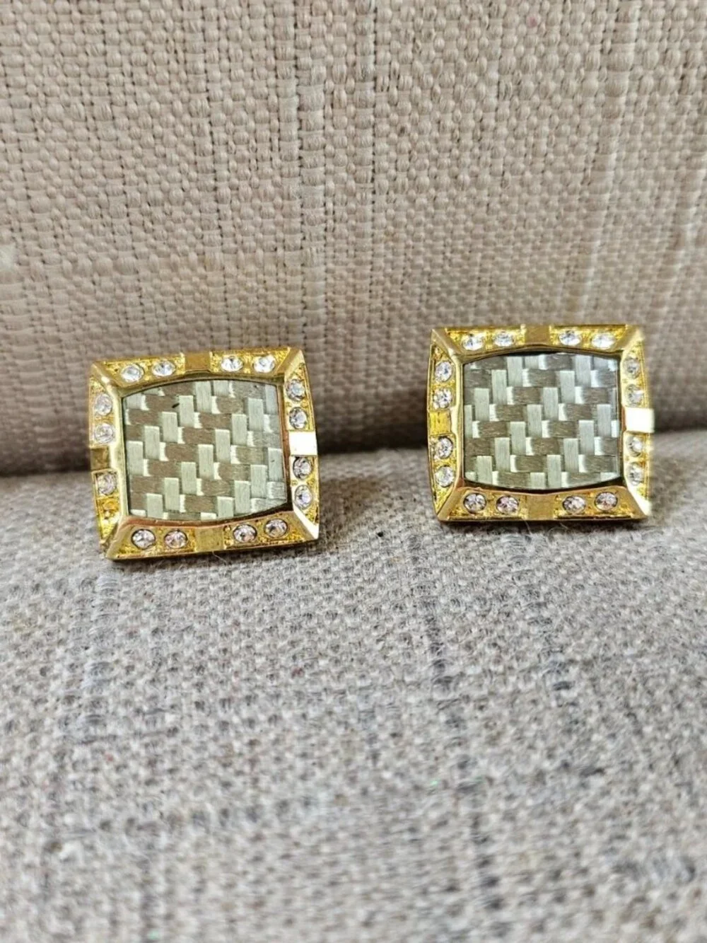 Father Day Gift Men Cuff Links Gold Tone Fashion Jewelry Dress Shirt Cuff Stud